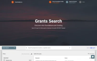 Grantmaker Search